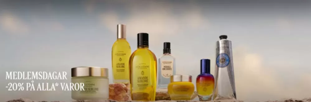 L'Occitane-katalog i Oviken | -20% rabatt! | 2026-10-02T00:00:00.000Z - 2026-10-04T00:00:00.000Z