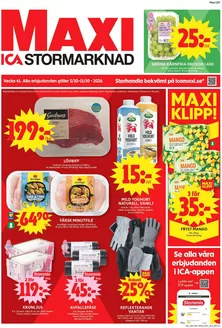 ICA Maxi-katalog i Solna | ICA Maxi reklamblad | 2026-10-05T00:00:00.000Z - 2026-10-11T00:00:00.000Z