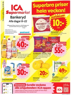 ICA Supermarket-katalog | ICA Supermarket reklamblad | 2026-10-05T00:00:00.000Z - 2026-10-19T00:00:00.000Z