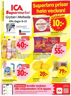 ICA Supermarket-katalog i Växjö | Exklusiva deals och fynd | 2026-10-05T00:00:00.000Z - 2026-10-19T00:00:00.000Z