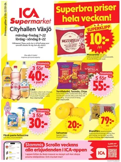 ICA Supermarket-katalog i Alvesta | Specialerbjudanden för dig | 2026-10-05T00:00:00.000Z - 2026-10-19T00:00:00.000Z