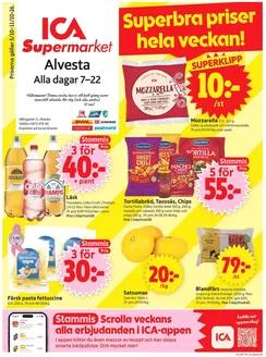 ICA Supermarket-katalog i Härlöv | ICA Supermarket reklamblad | 2026-10-05T00:00:00.000Z - 2026-10-11T00:00:00.000Z