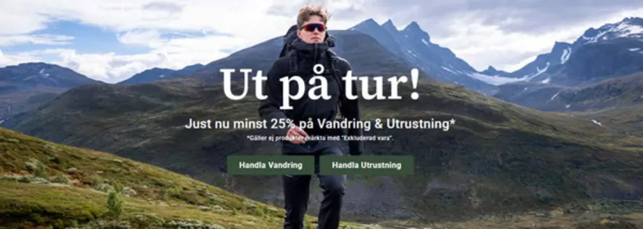 Outdoorexperten-katalog | 25% rabatt! | 2026-10-09T00:00:00.000Z - 2026-10-23T00:00:00.000Z