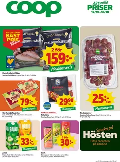 Coop Konsum-katalog | Top-deals för alla kunder | 2026-10-12T00:00:00.000Z - 2026-10-18T00:00:00.000Z