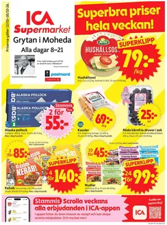 ICA Supermarket-katalog i Djupedal södra | Våra bästa fynd | 2026-10-12T00:00:00.000Z - 2026-10-26T00:00:00.000Z