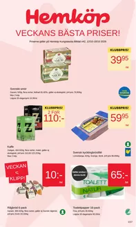 Hemköp-katalog i Göteborg | Hemköp Kungsbacka Billdal reklamblad | 2026-10-12T00:00:00.000Z - 2026-10-18T00:00:00.000Z