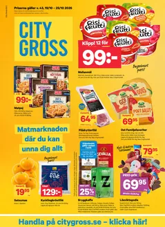City Gross-katalog | City Gross Reklamblad v.43 | 2026-10-17T00:00:00.000Z - 2026-10-25T00:00:00.000Z