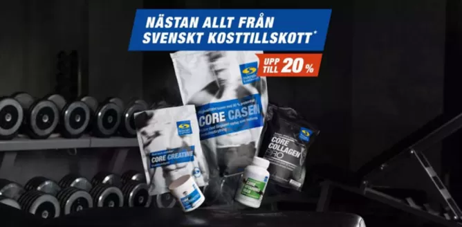 Svenskt Kosttillskott-katalog | Upp till 20%! | 2026-10-20T00:00:00.000Z - 2026-11-01T00:00:00.000Z