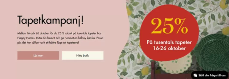 Happy Homes-katalog | 25% rabatt! | 2026-10-20T00:00:00.000Z - 2026-10-26T00:00:00.000Z