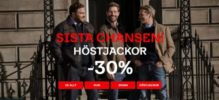 Dressmann-katalog | -30% rabatt! | 2026-10-23T00:00:00.000Z - 2026-11-06T00:00:00.000Z