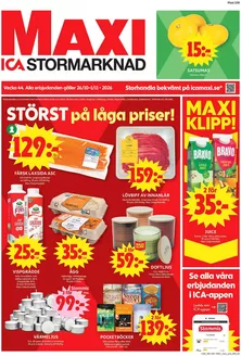 ICA Maxi-katalog | Fantastiska rabatter på utvalda produkter | 2026-10-26T00:00:00.000Z - 2026-11-01T00:00:00.000Z
