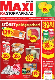ICA Maxi-katalog | Våra bästa deals för dig | 2026-10-26T00:00:00.000Z - 2026-11-01T00:00:00.000Z