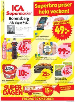 ICA Supermarket-katalog | Aktuella deals och erbjudanden | 2026-10-26T00:00:00.000Z - 2026-11-09T00:00:00.000Z