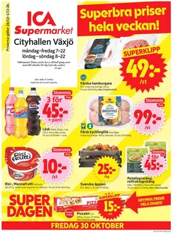 ICA Supermarket-katalog i Rörvik (Halland) | Våra bästa erbjudanden för dig | 2026-10-26T00:00:00.000Z - 2026-11-09T00:00:00.000Z