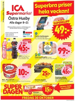 ICA Supermarket-katalog i Torsåker | Top-deals och rabatter | 2026-10-26T00:00:00.000Z - 2026-11-09T00:00:00.000Z
