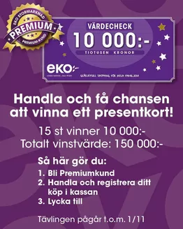 EKO-katalog i Hemmesta | Erbjudanden för fyndjägare | 2026-10-27T00:00:00.000Z - 2026-11-01T00:00:00.000Z