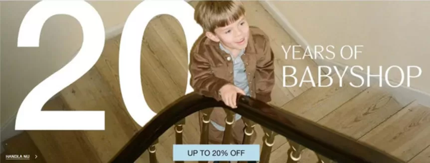 Babyshop-katalog | Up to 20% Off! | 2026-10-28T00:00:00.000Z - 2026-11-05T00:00:00.000Z