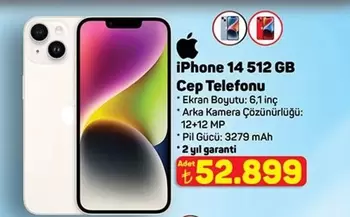14 512 GB Cep Telefonu