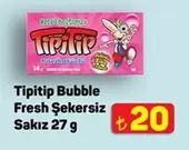 Bubble Fresh Şekersiz Sakız