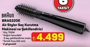 Braun - Air Styler Saç Kurutma Makinesi ve Şekillendirici