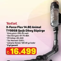 X-Force Flex 14.80 Animal TY9958 Şarjlı Dikey Süpürge