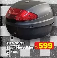 SC-35 Siyah Motosiklet Çantası