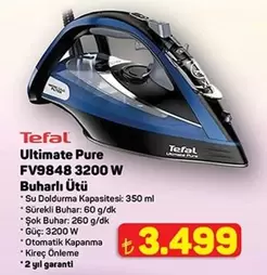 Ultimate Pure FV9848 3200 W Buharlı Ütü