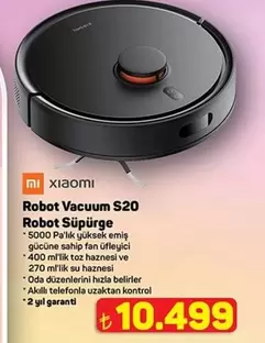 Xiaomi - Robot Vacuum S20 Robot Süpürge