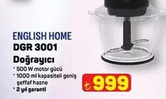 DGR 3001 Doğrayıcı