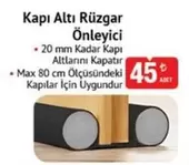 Kapı Altı Rüzgar Önleyici