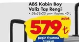 Boy - ABS Kabin Valiz Taş Rengi