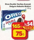 Oreo - Double Vanilya Aromalı Dolgulu Kakaolu Bisküvi