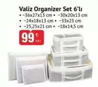 Valiz Organizer Set 6'lı