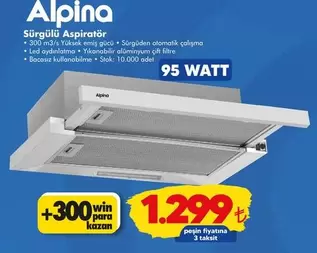 Sürgülü Aspiratör