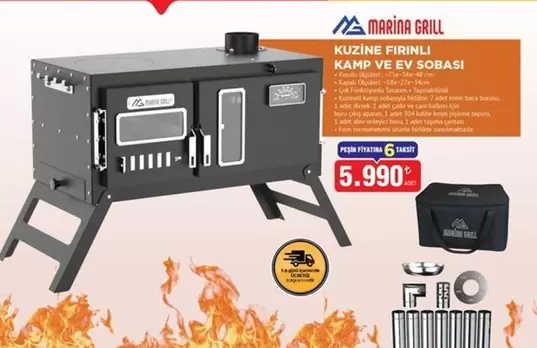 Ades - KUZINE FIRINLI KAMP VE EV SOBASI