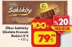Saklıköy Çikolata Kremalı Bisküvi 5'li