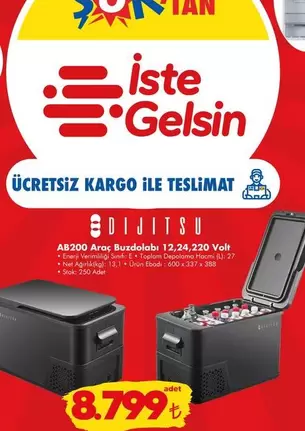 A8200 Araç Buzdolabı