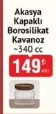 Kapaklı Borosilikat Kavanoz
