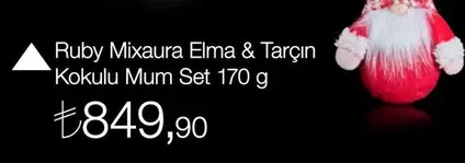 Ruby - Elma & Tarçın Kokulu Mum Set 170 g