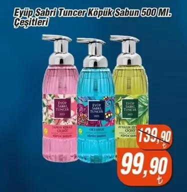 Eyüp Sabri tuncer - Köpük Sabun 500 Ml. Çeşitleri
