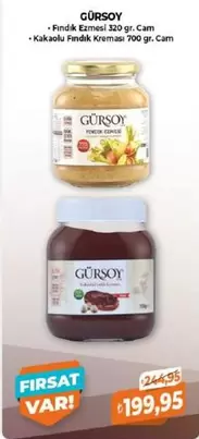 Fındık Ezmesi 320 gr. Cam, Kakaolu Fındık Kreması 700 gr. Cam