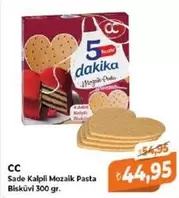 Sade Kalpli Mozaik Pasta Bisküvi