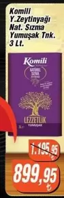 Komili - Y.Zeytinyağı Nat. Sızma Yumuşak Tnk.