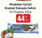 Hindistan Cevizli Kremalı Kakaolu Gofret
