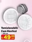 Temizlenebilir Cam Menfezi