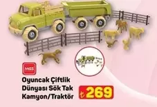 Oyuncak Çiftlik Dünyası Sök Tak Kamyon/Traktör