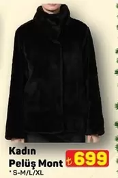 Kadın Pelüş Mont