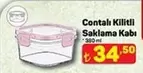 Contalı Kilitli Saklama Kabı