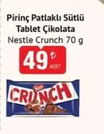 Pirinç Patlaklı Sütlü Tablet Çikolata