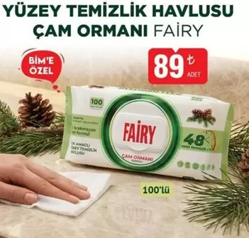 Fairy - YÜZEY TEMİZLİK HAVLUSU ÇAM ORMANI